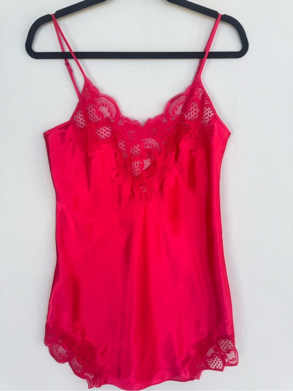 Victoria's Secret Gold Label Vintage Satin Lace Chemise